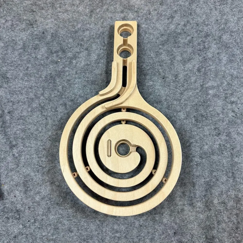 Hape Quadrilla Marble Run Replacement Track Wooden Spiral Piece Part